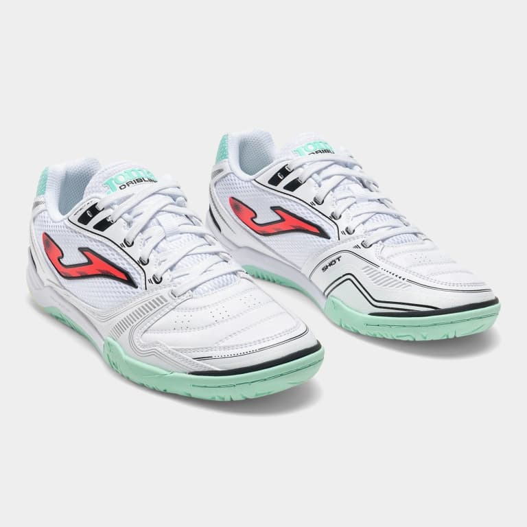Футзалки Dribling 2632, Бело-бирюзовый